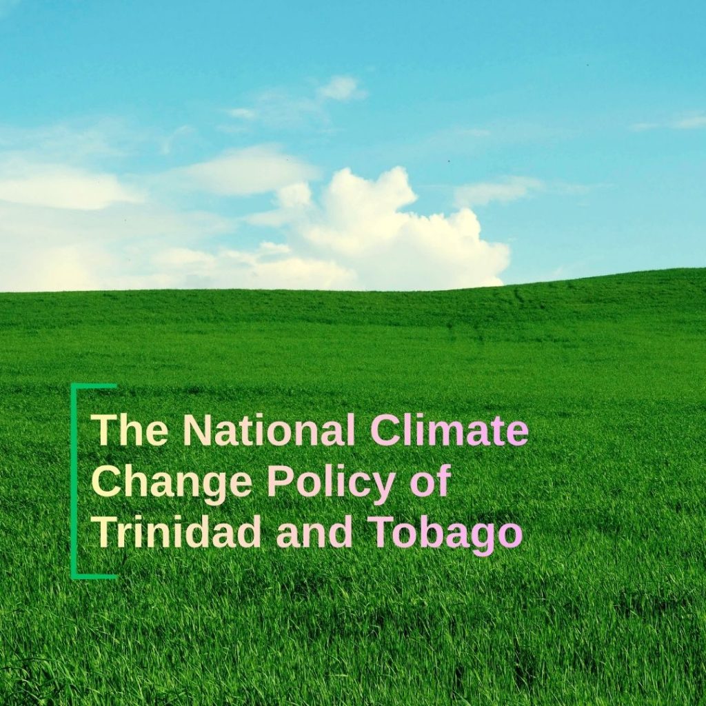 National Sargassum Management Policy of Trinidad and Tobago - Ministry